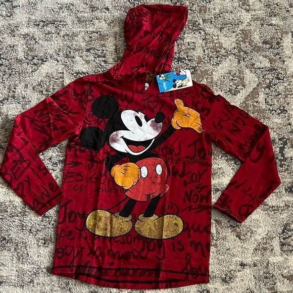 DESIGUAL | Red | Hooded Mickey Mouse T-shirt - Picture 7 of 8